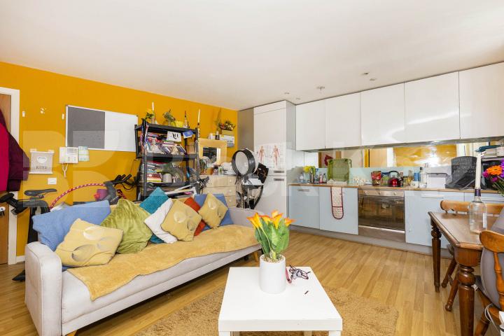 Located within a new development is this large studio with a balcony  Blake Building, New River Village, Crouch End / Hornsey